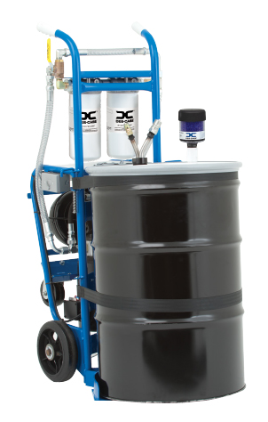Des-Case Drum Filter Cart