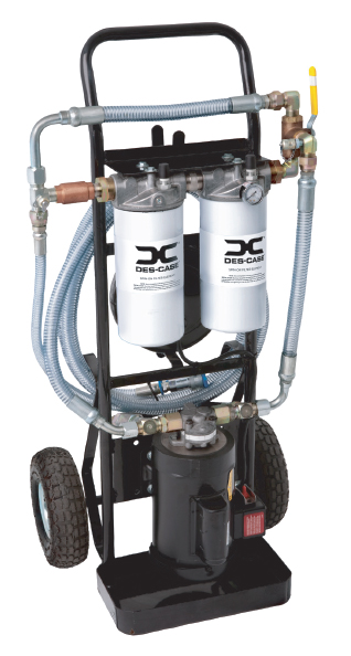 Des-Case Fluid Handling Filter Cart