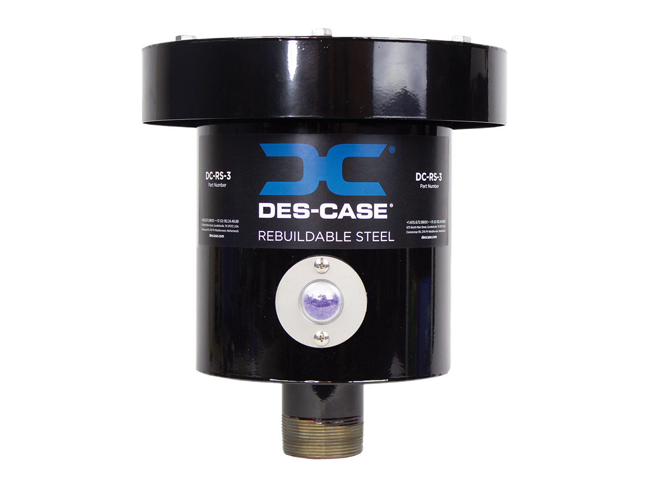 Des-Case Rebuildable Steel Breather