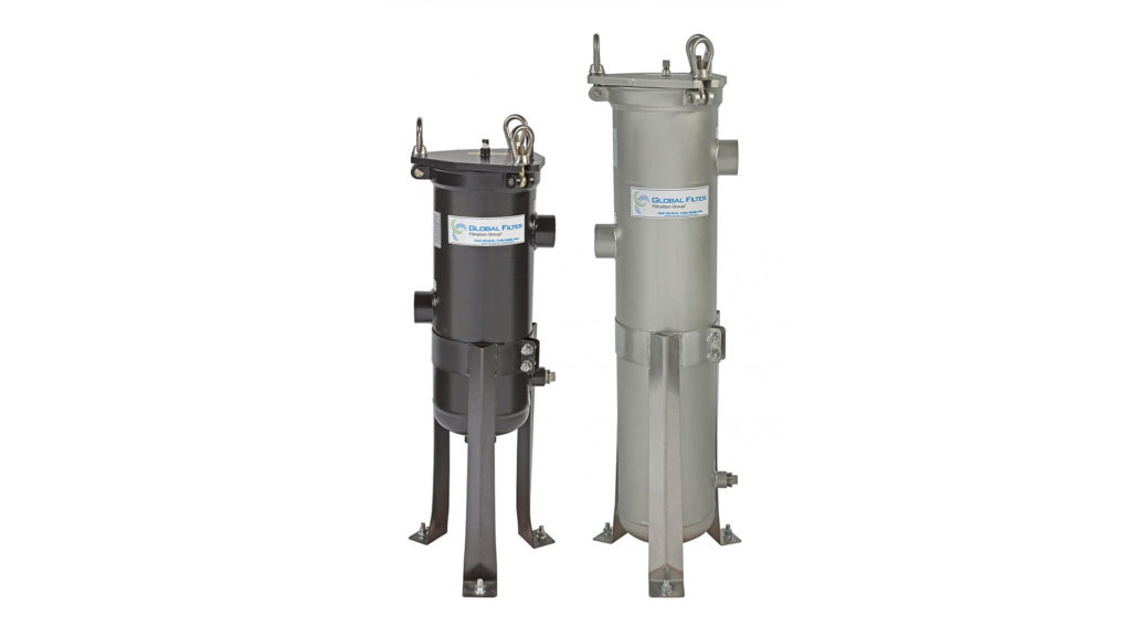 Global Filter GBFV8-Series Single Bag Liquid Filter Vessel
